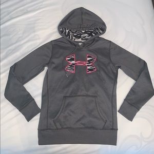Under Armour XS Hoodie w/Zebra hood lining